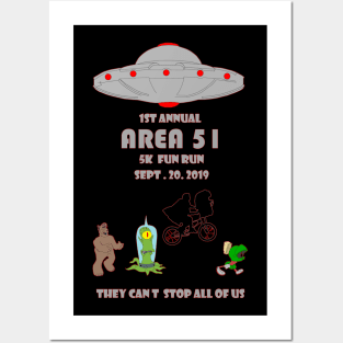 Area 51  fun run Posters and Art